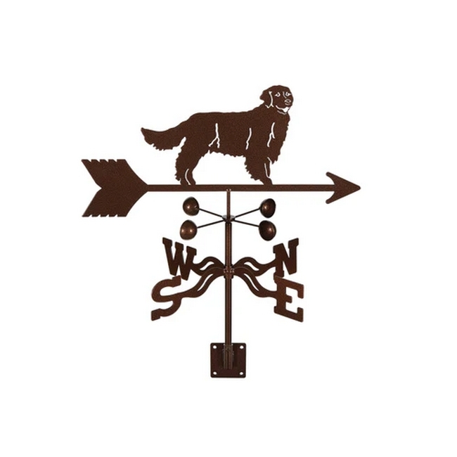 Golden Retriever Weathervane - Choice of Roof, Deck, Post, 4-Sided, or Garden Mount - Image 5