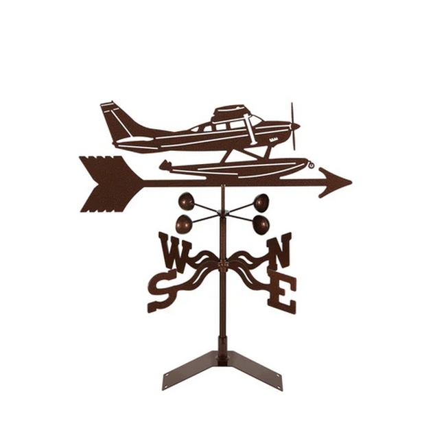Float Plane Weathervane - Choice of Roof, Deck, Post, 4-Sided, or Garden Mount - Image 8