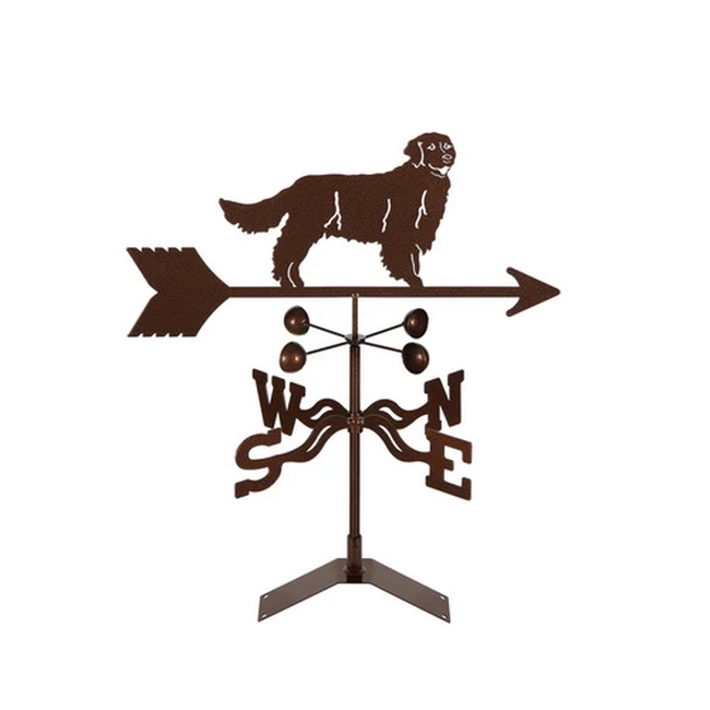 Golden Retriever Weathervane - Choice of Roof, Deck, Post, 4-Sided, or Garden Mount - Image 2