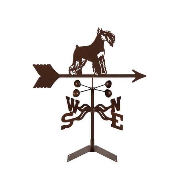 Schnauzer Weathervane - Choice of Roof, Deck, Post, 4-Sided, or Garden Mount - Image 2