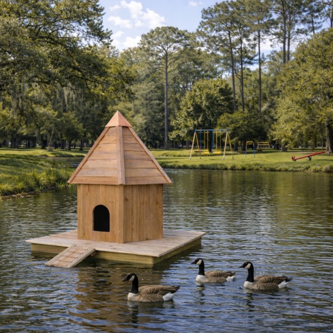 Floating Goose House