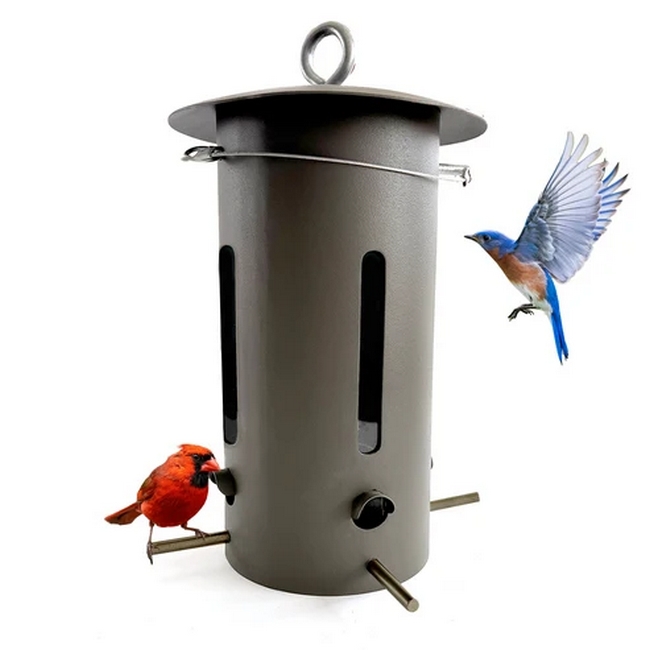 Bear Proof Bird Feeder in Brown